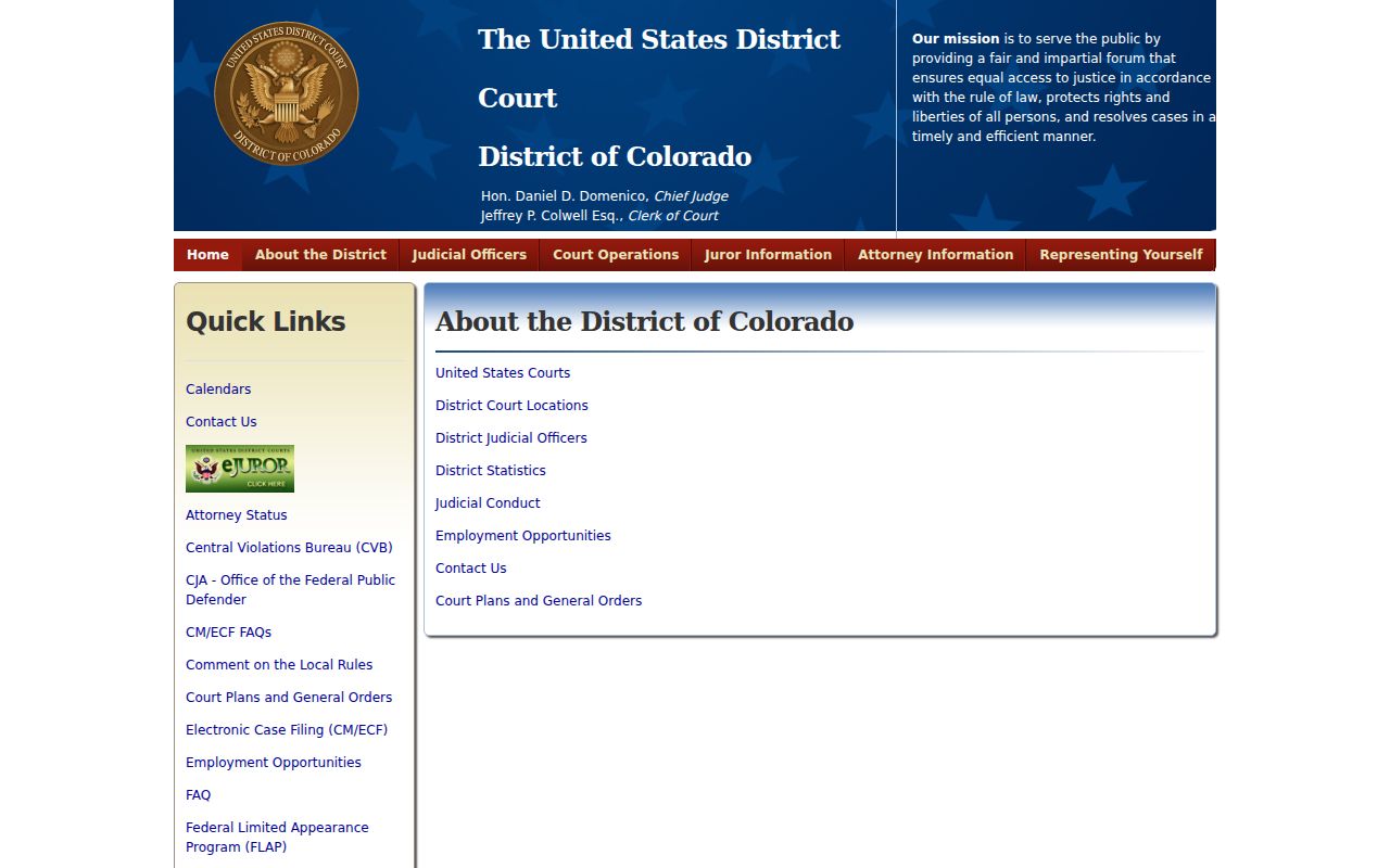 Park County most wanted federal court distinction